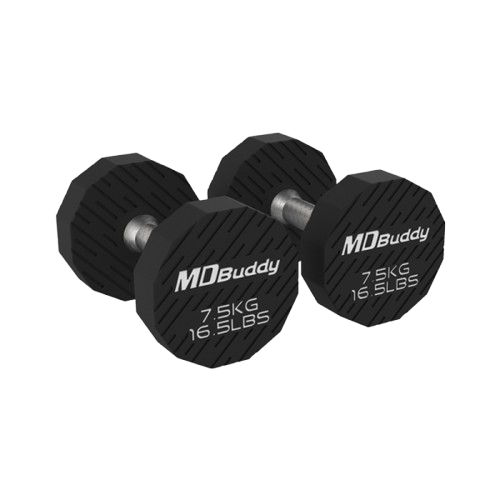 12 SIDE TPU COATED DUMBBELLS (MD2135)