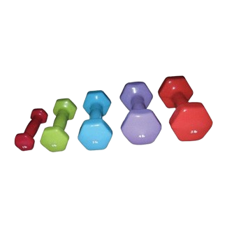 Vinyl Dumbbell-Hexagon MD-Buddy