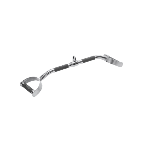 ZIVA PERFORMANCE HARD CHROME SHORT LAT BAR WITH PU GRIP