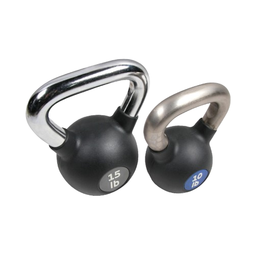 Black Rubber Kettlebell MD-Buddy