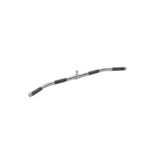 ZIVA PERFORMANCE HARD CHROME MEDIUM LAT BAR WITH PU GRIP - 95CM