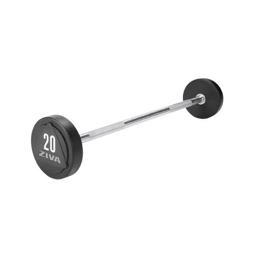 ZVO SOLID STEEL URETHANE BARBELLS