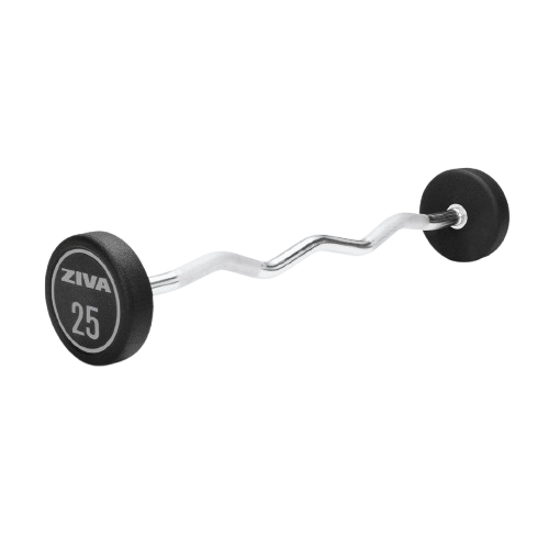 ZIVA XP URETHANE EZ CURL BARBELLS