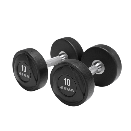 ZIVA SL RPU DUMBBELLS (2KG INCREMENTS)