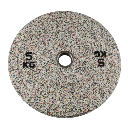 RUBBER BUMPER PLATES WITH COLOR DOTS (MD1067)