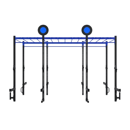 ZIVA OUTDOOR 14' DOUBLE-SIDED FREESTANDING MONKEY BAR RIG