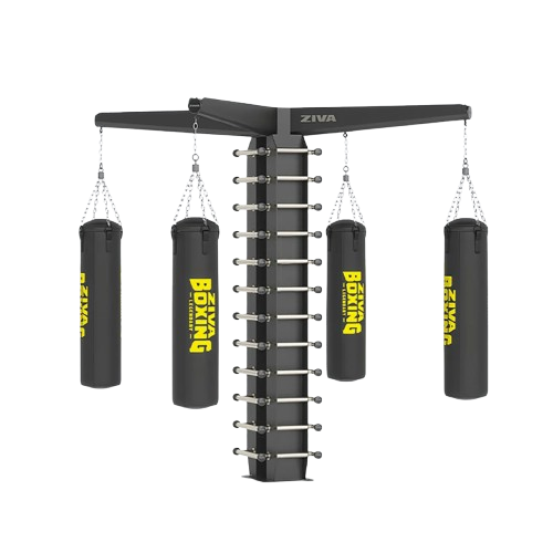 ZIVA INFINITY TRAINING TOWER WITH 4 BOXING BAG SUPPORT